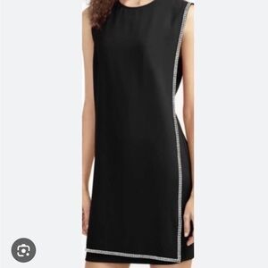 Ted Baker Black Mini Dress with Contrast Trim